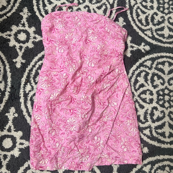 Zara Pink Floral Dress - size S - Picture 1 of 1